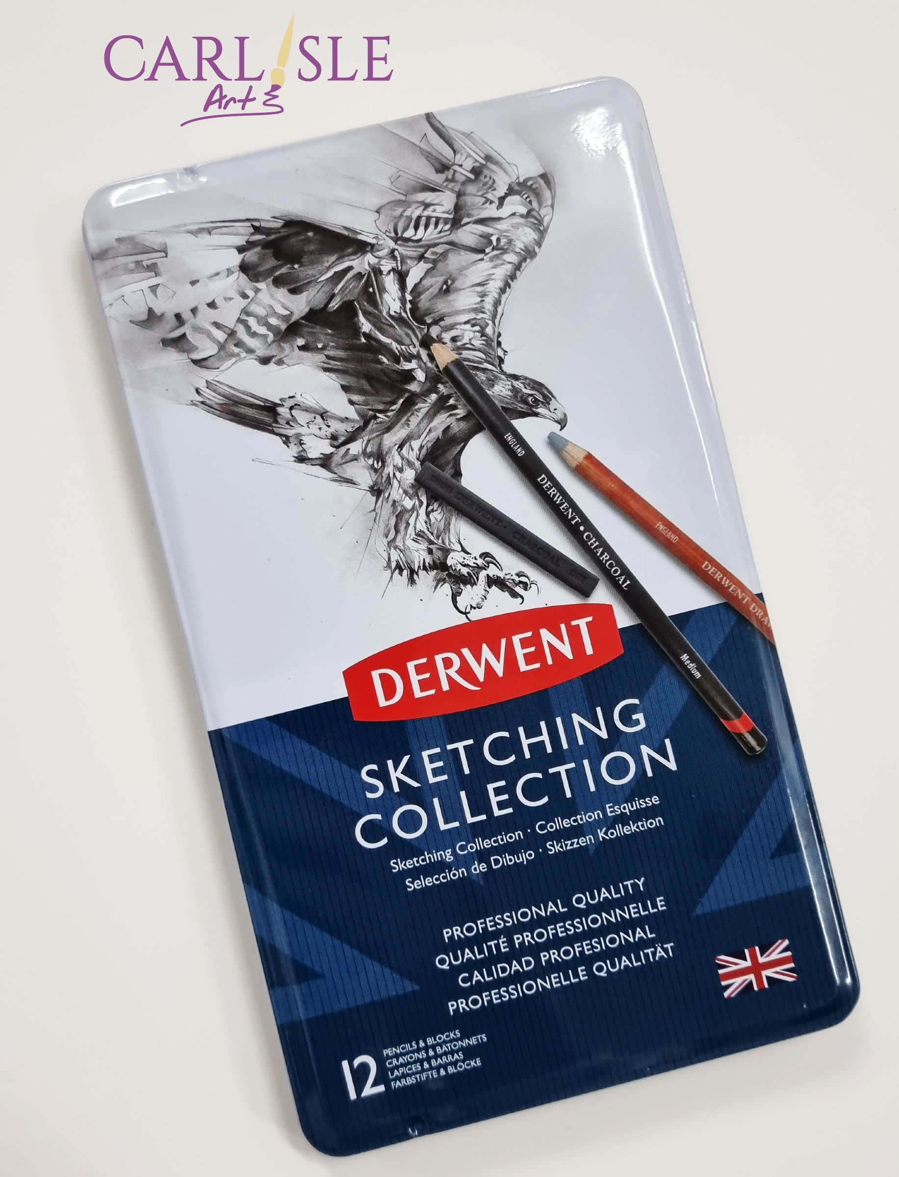Derwent Sketching Collection 12 Tin